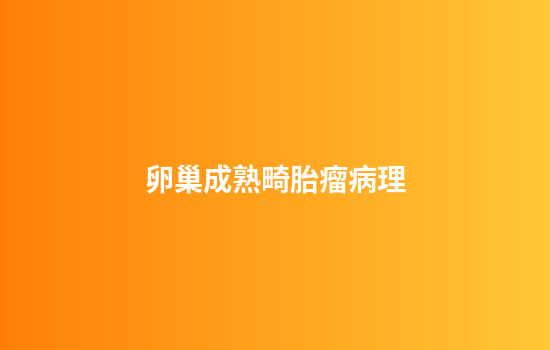 卵巢成熟畸胎瘤病理
